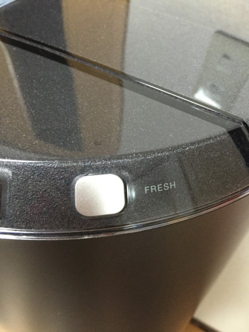 フレッシュモードを行うフレッシュボタン